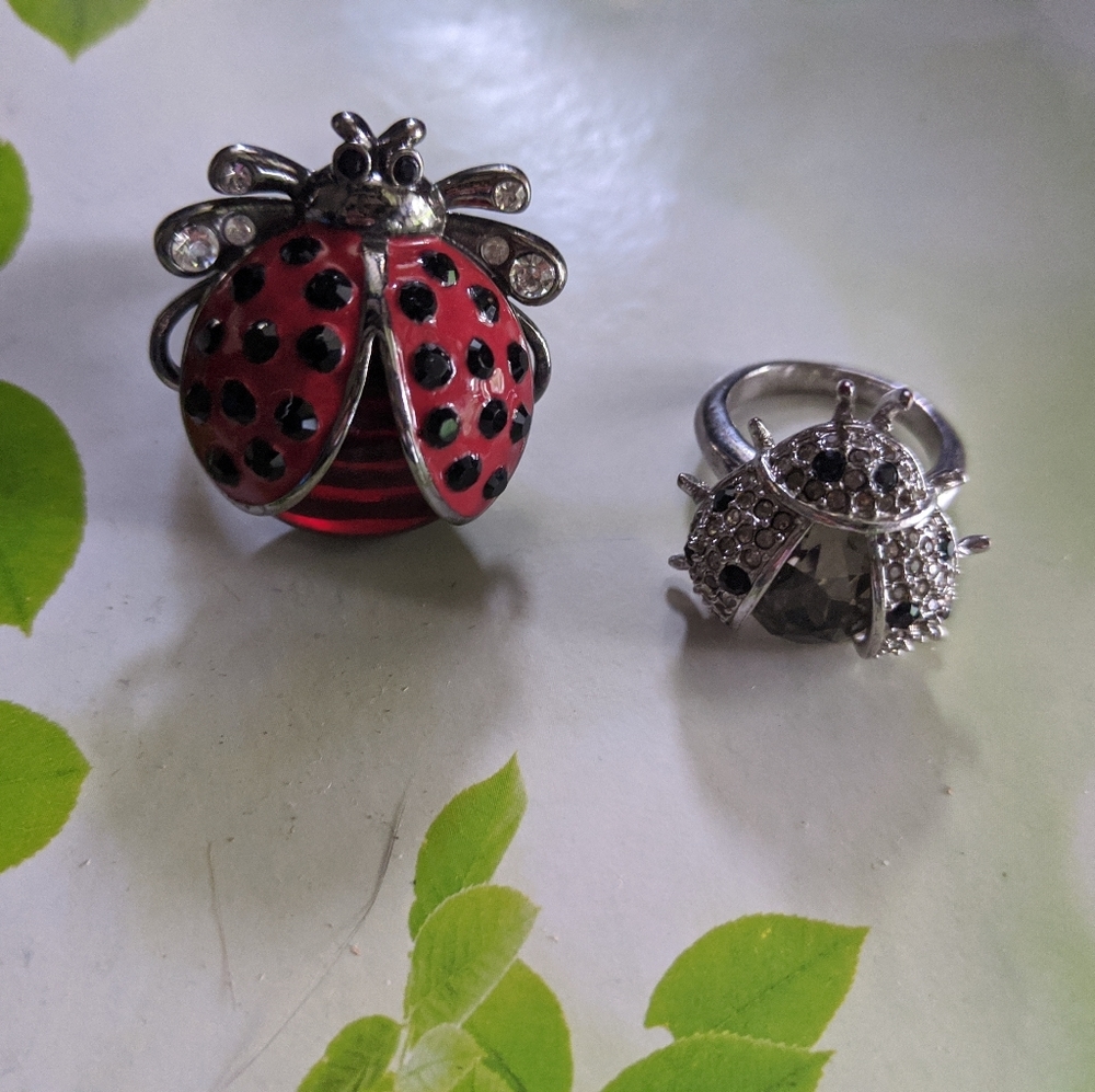 like new Ladybug rings